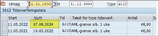 Et bilde som inneholder tekst, skjermbilde, Font, nummer
Automatisk generert beskrivelse Et bilde som inneholder tekst, skjermbilde, Font, nummer
Automatisk generert beskrivelse